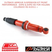 OUTBACK ARMOUR SUSPENSION KIT FRONT EXPD & EXPD HD COLORADO RG 8/11 +